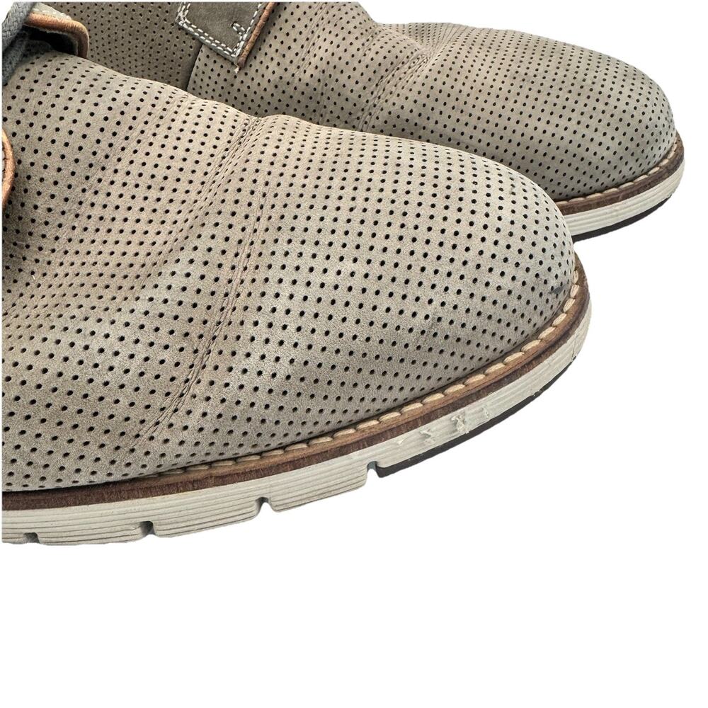 Johnston & Murphy Mens 11 1/2 Sheepskin Plain Toe Oxfords Leather Shoes - Picture 5 of 8
